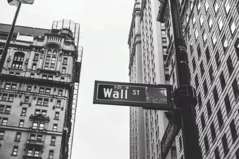 Wallstreet schwarz-weiß