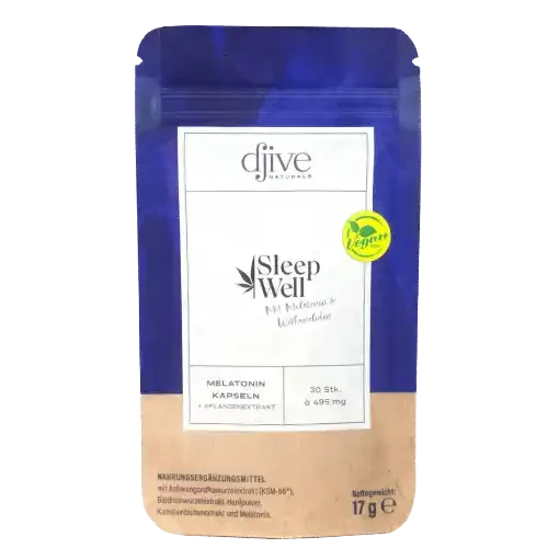Melatoninkapseln Produktfoto frontal